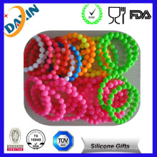 Bijoux de silicone étonnants Bracelet de perles de silicone